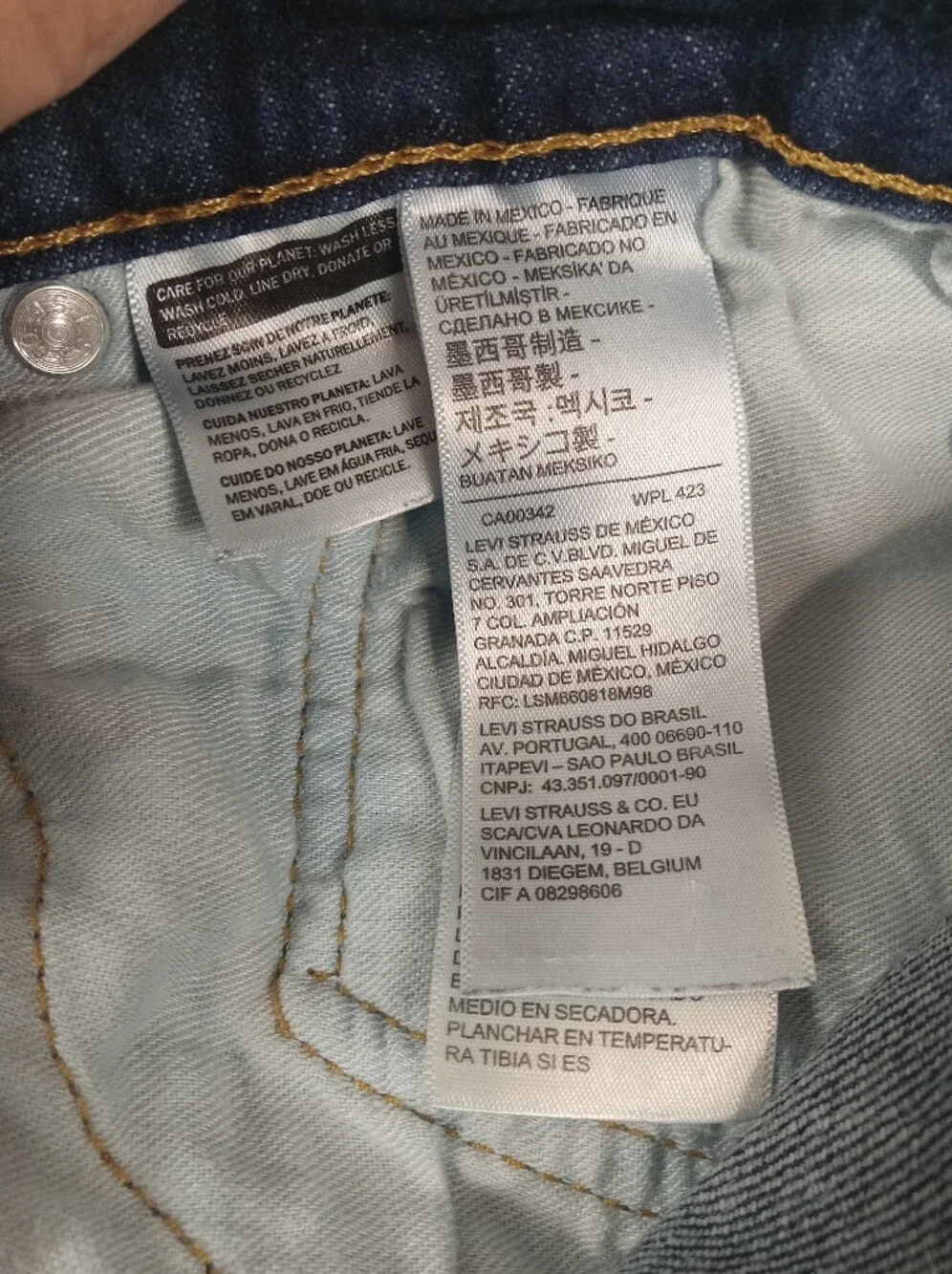 Levi's Men's 559 Relaxed Straight Jeans - Dark Blue Size 34x30
